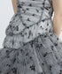 Layered Ruched Strapless Dress